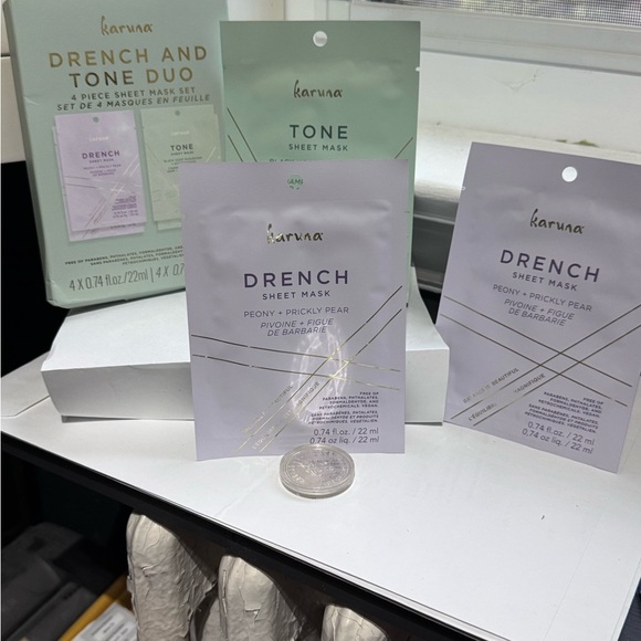 💥Karuna Drench and Tone Duo Sheet Face Mask Kit - Set of 3💥 - Picture 6 of 16